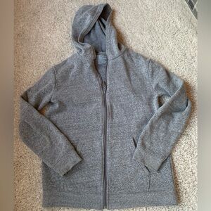 🎇🎆3for$9Cat &Jack gray zipup hoodie-super soft fleece on the inside-size XL 14